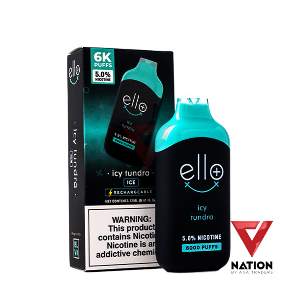 BLVK ELLO PLUS ICY TUNDRA 5.0% 6000 PUFFS