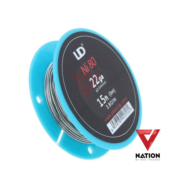 UD NI80 WIRE ROLL 22GA 15FT