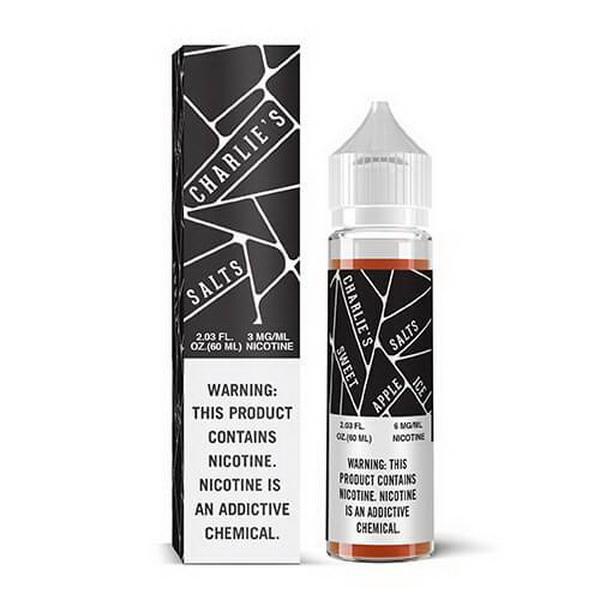 BLACK SWEET APPLE ICE SUB OHM SALTS 60ML BY CHARLIE'S SALTS EJUICE