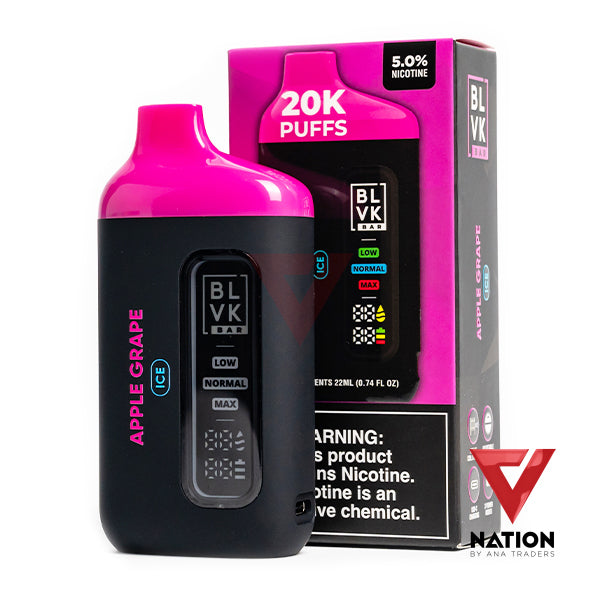 BLVK BAR APPLE GRAPE ICE 5% 20K PUFFS