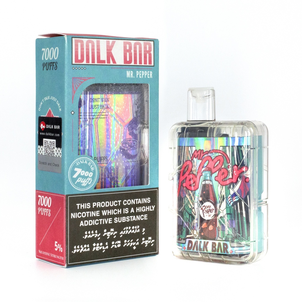 DALKBAR MR. PEPPER 5% 7000 PUFFS