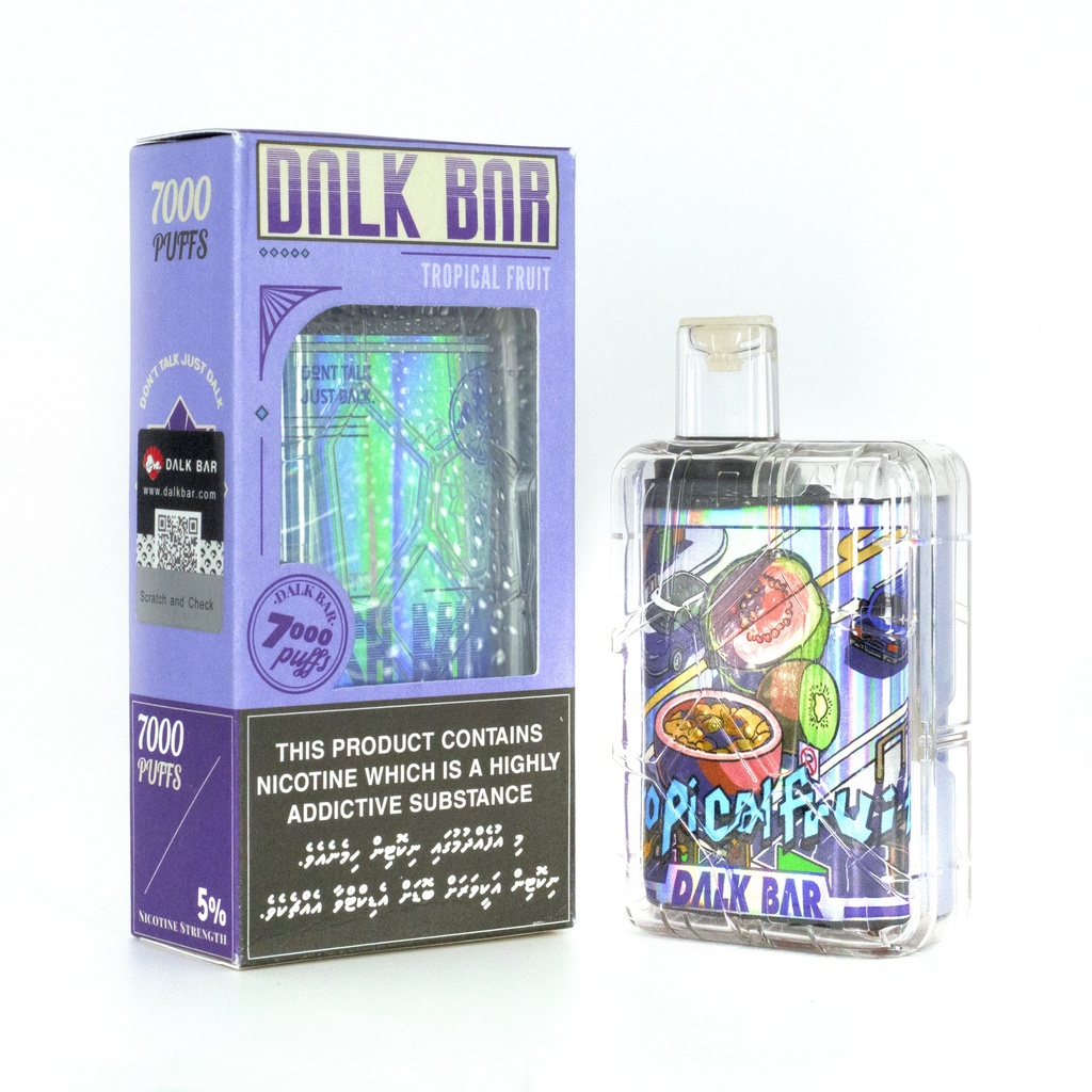 DALKBAR TROPICAL FRUIT 5% 7000 PUFFS