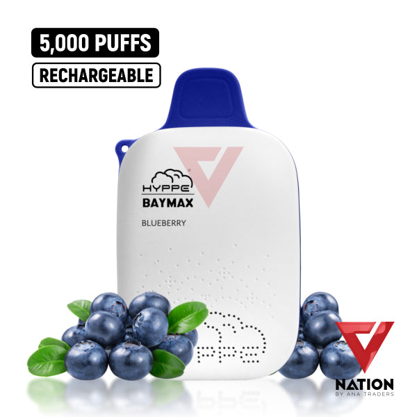 HYPPE BAYMAX BLUEBERRY 5% 5000 PUFFS