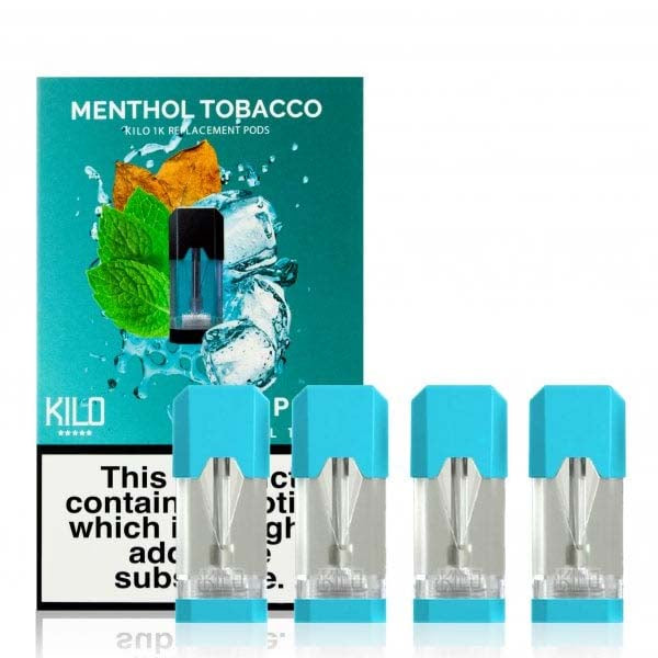 KILO MENTHOL TOBACCO PODS 45MG