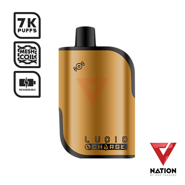 LUCID CHARGE BUTTERSCOTCH CUSTARD 5% 7000 PUFF