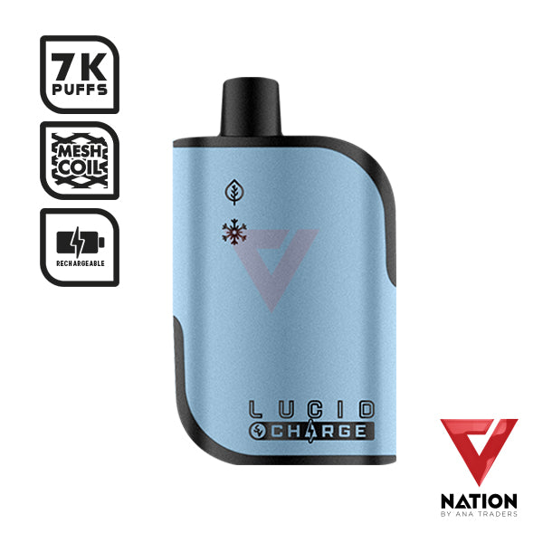 LUCID CHARGE COOL MINT 5% 7K PUFF 14ML