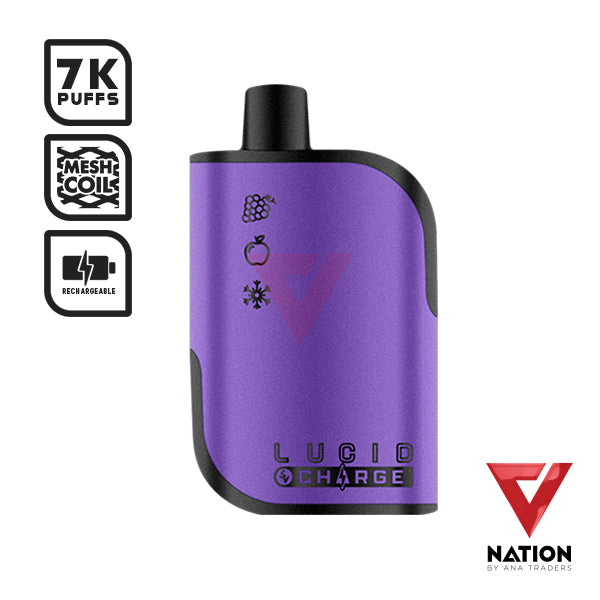 LUCID CHARGE GRAPPLE ICE 5% 7000 PUFF