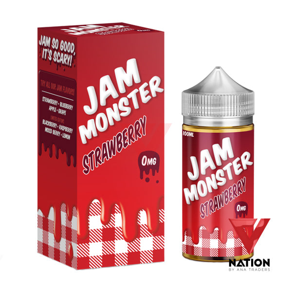 STRAWBERRY 100ML BY JAM MONSTER