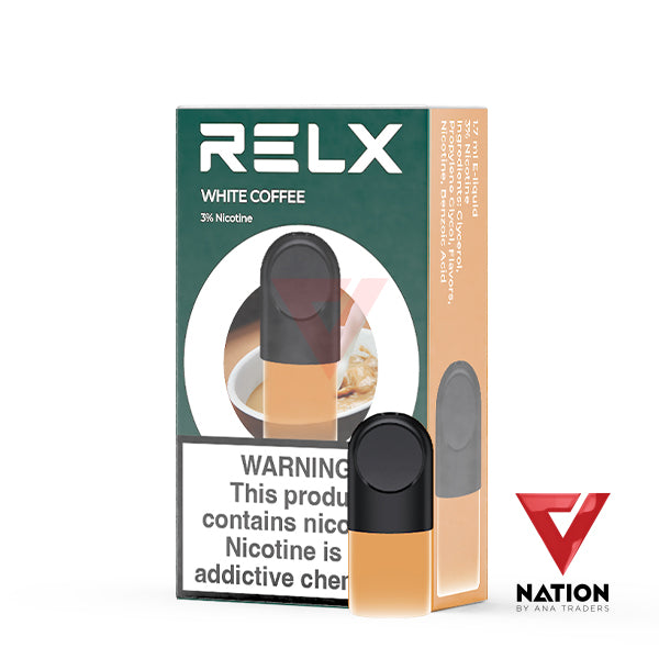 RELX POD WHITE COFFEE 30MG 1.9ML (1 PER PACK)
