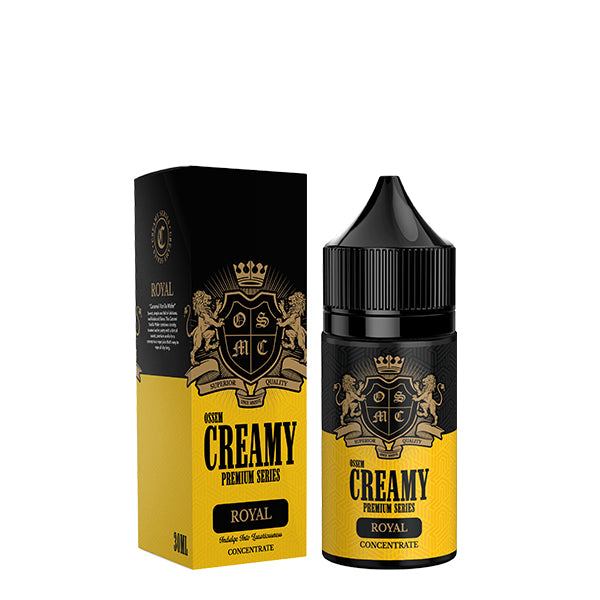 CARAMEL VANILLA WAFER ROYAL 30ML SALT BY OSSEM CREAMY SERIES