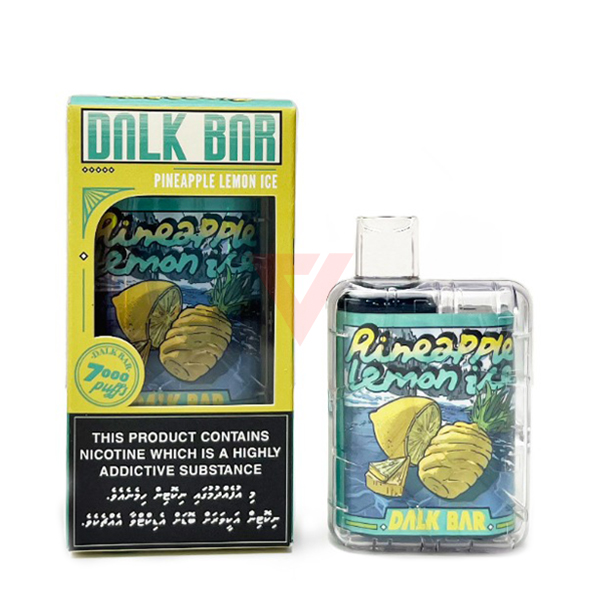 DALKBAR PINEAPPLE LEMON ICE 7000 PUFFS