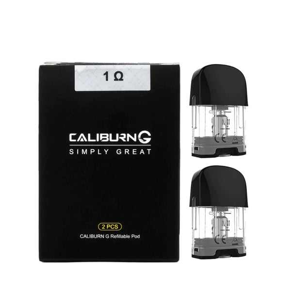 CALIBURN G REFILLABLE POD 1.0 OHM 2ML BOX OF 2
